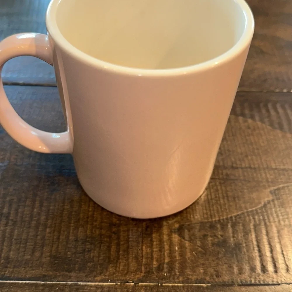 Is it Friday yet pink ceramic coffee mug